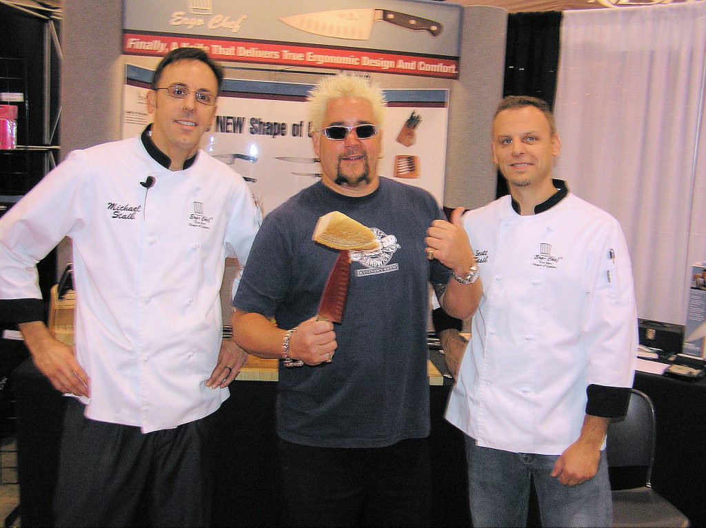 1st time Ergo Chef met Guy Fieri at the Atlantic City Food and Wine Show in 2007.