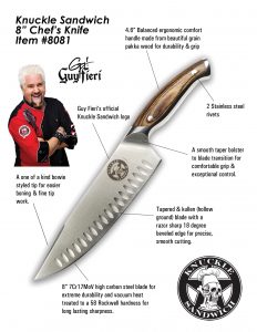 Guy Fieri Chef knife
