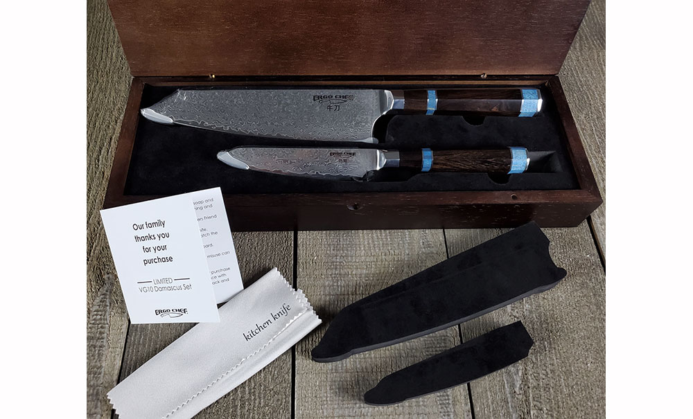 Limited Edition Reserve Stock VG10 Damascus knife set