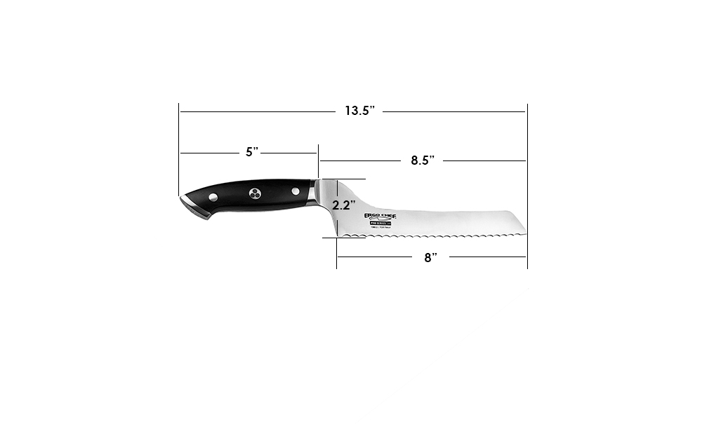8" Bread knife by Ergo Chef