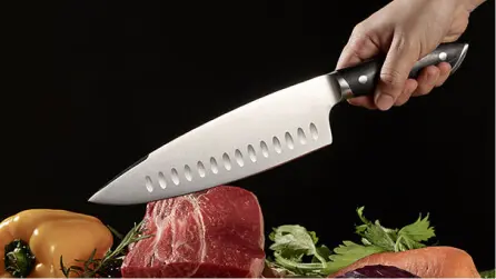 Swedish Chef Knife :: professional blade, ergonomic arthritis knife